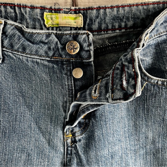 Twenty X Jackson Baggy Rise Blue Jeans Size 9/10 x 34 Western Cowgirl Denim Work - Picture 5 of 16